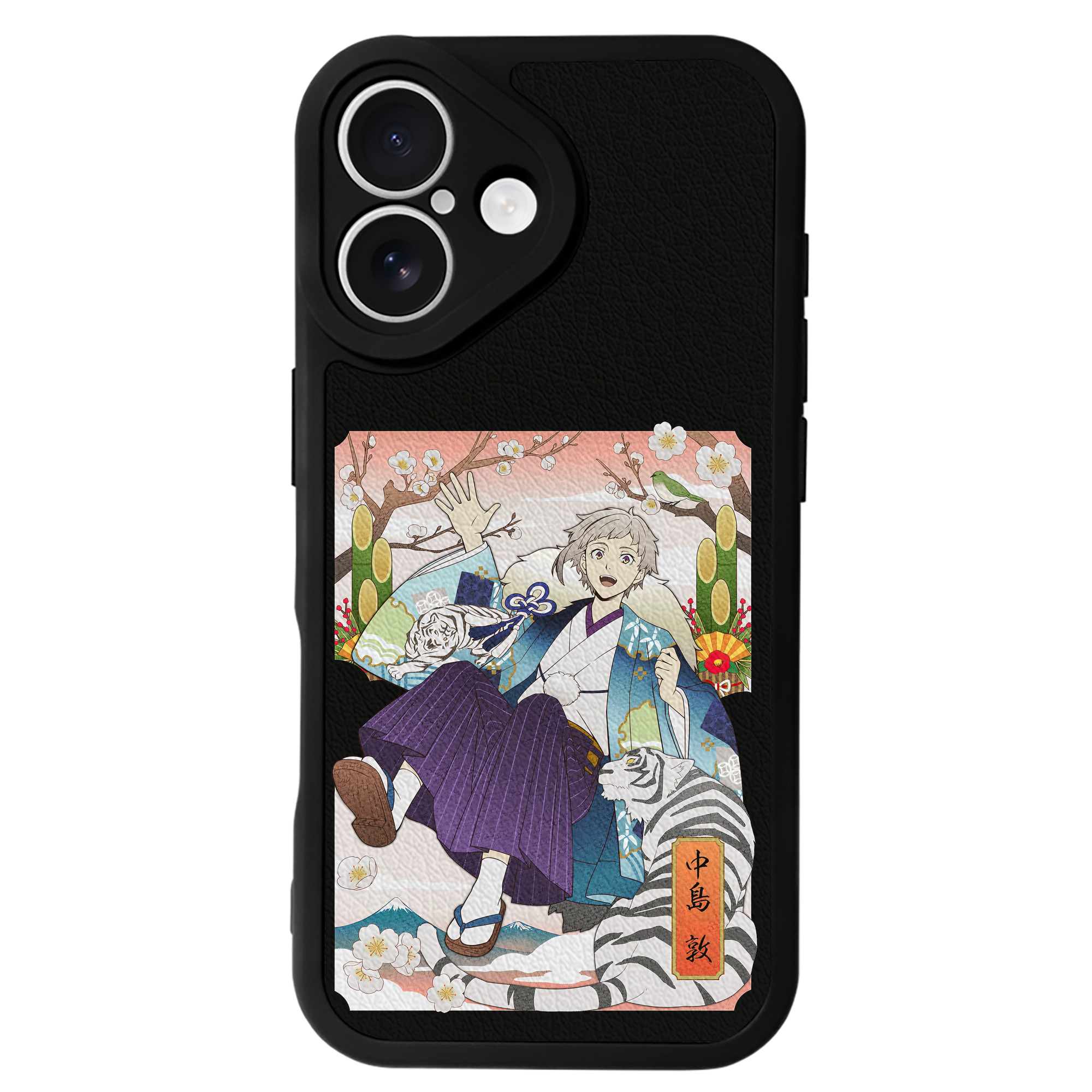 （画像用） 文豪ストレイドッグス Bungo Stray Dogs 【iPhone 16シリーズ対応】シリコンスマホケース（レザー調） 材質：シリコン